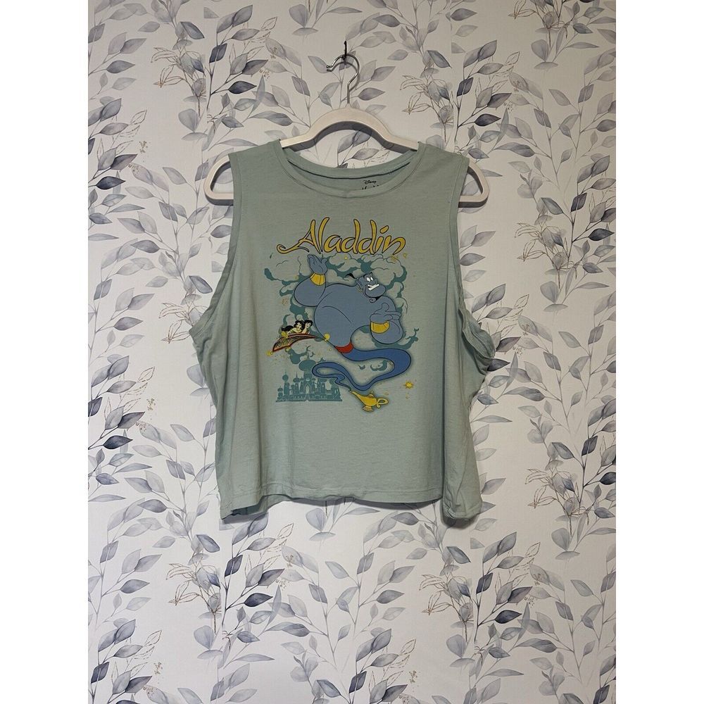 Woman Aladdin Shirt Size M-L  Tag 2x But Child Sise